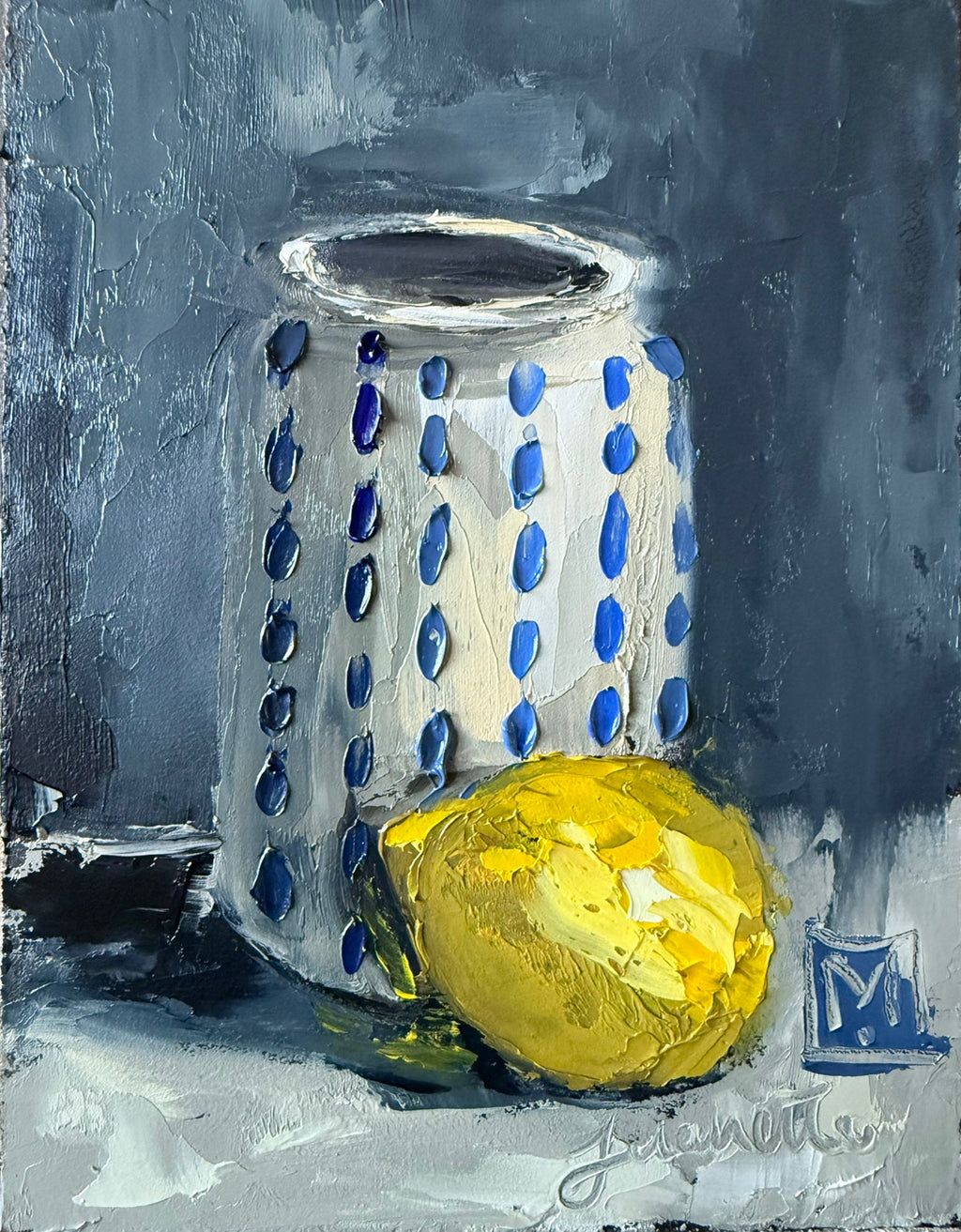 Citrus 2 (lemon and delft)