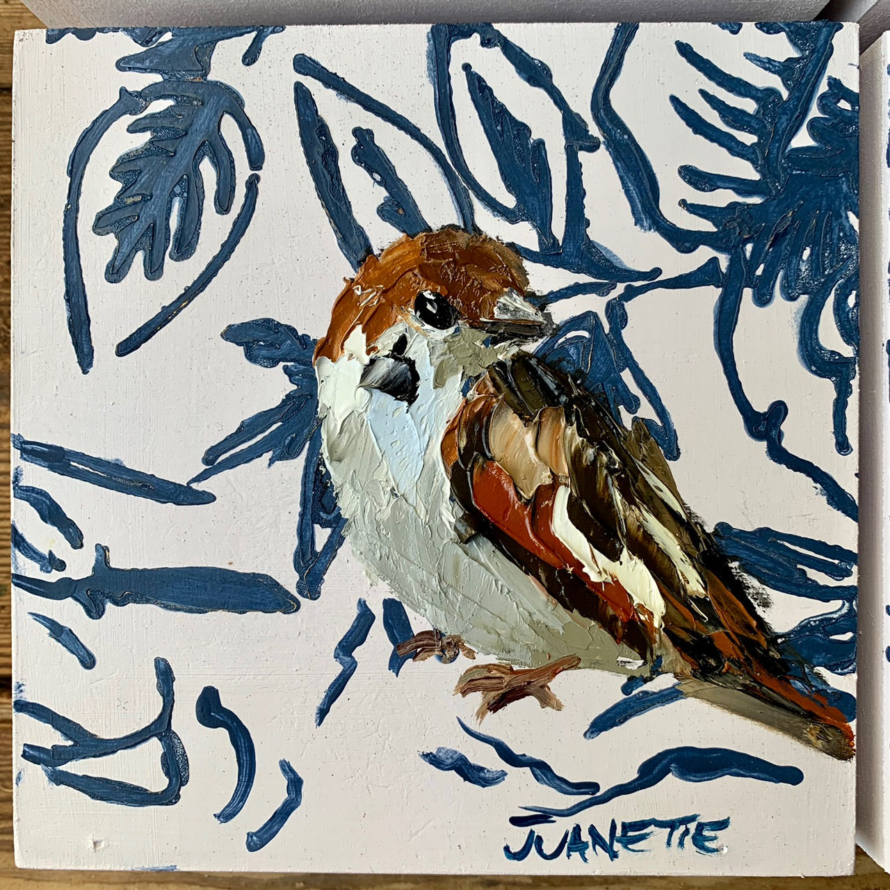 Quartet of Sparrows 3