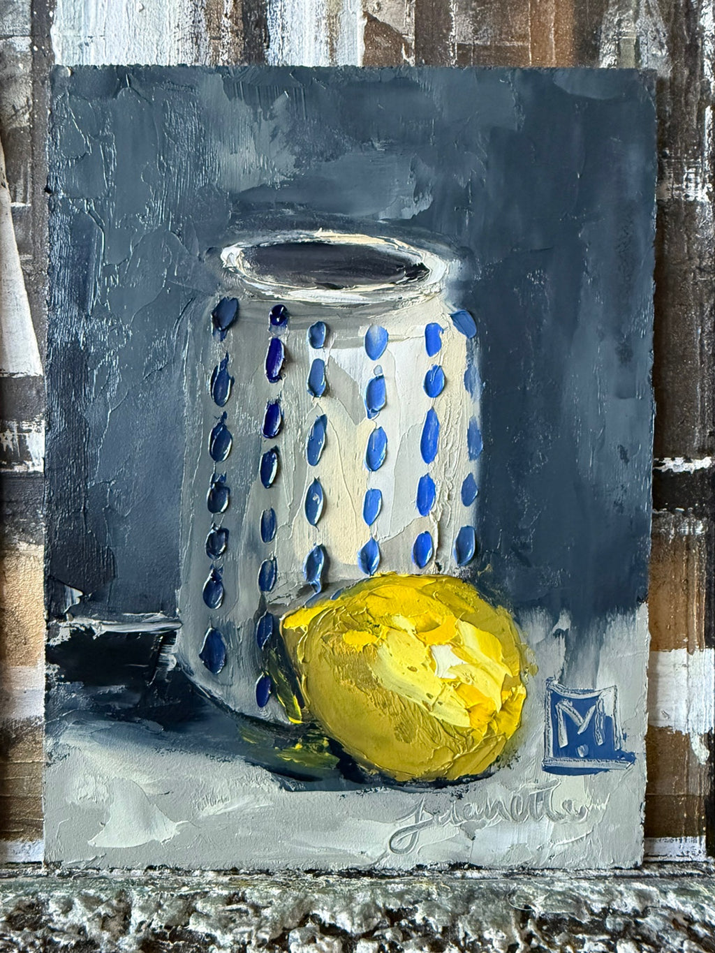 Citrus 2 (lemon and delft)