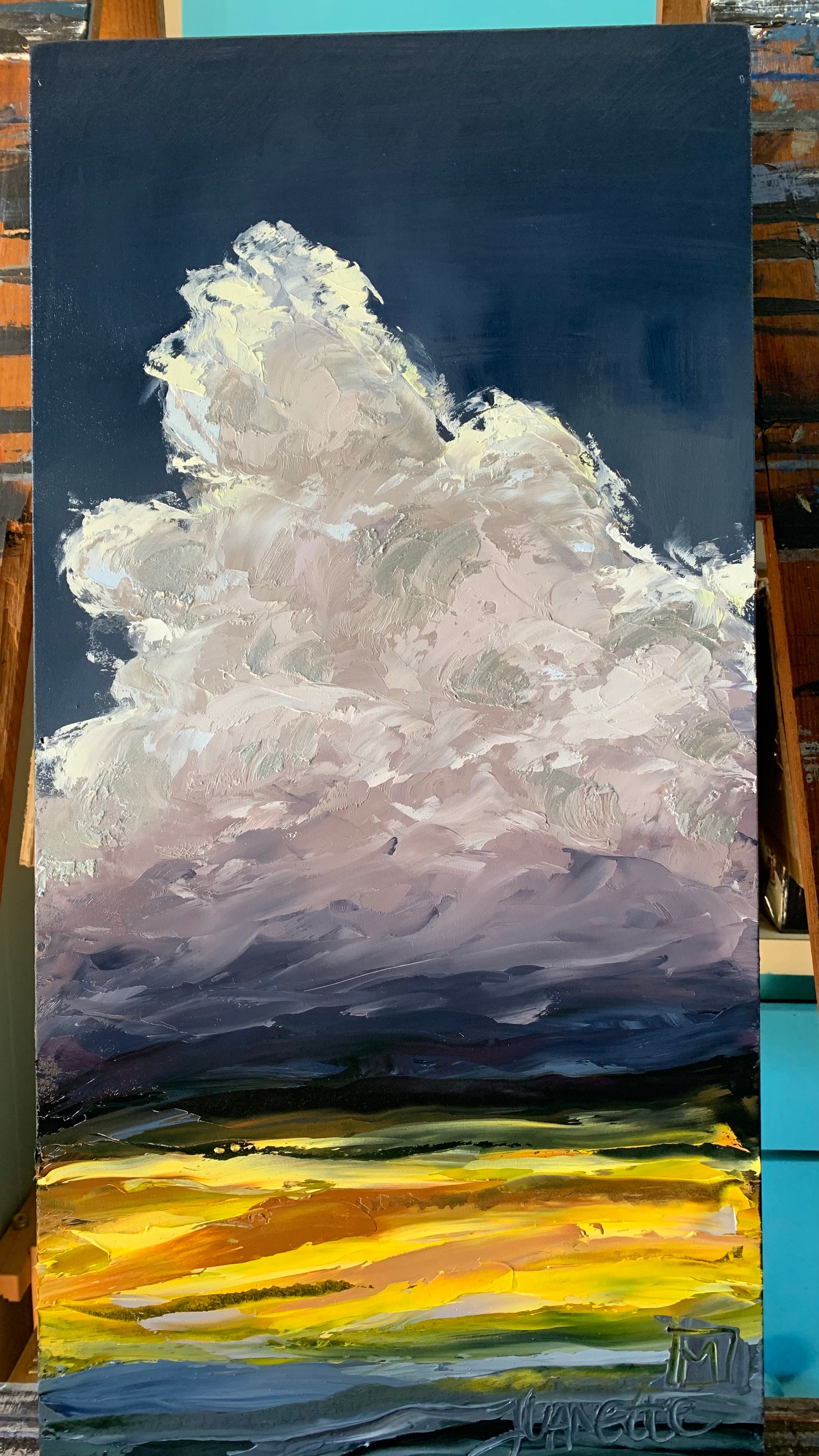 Canola cloudscape