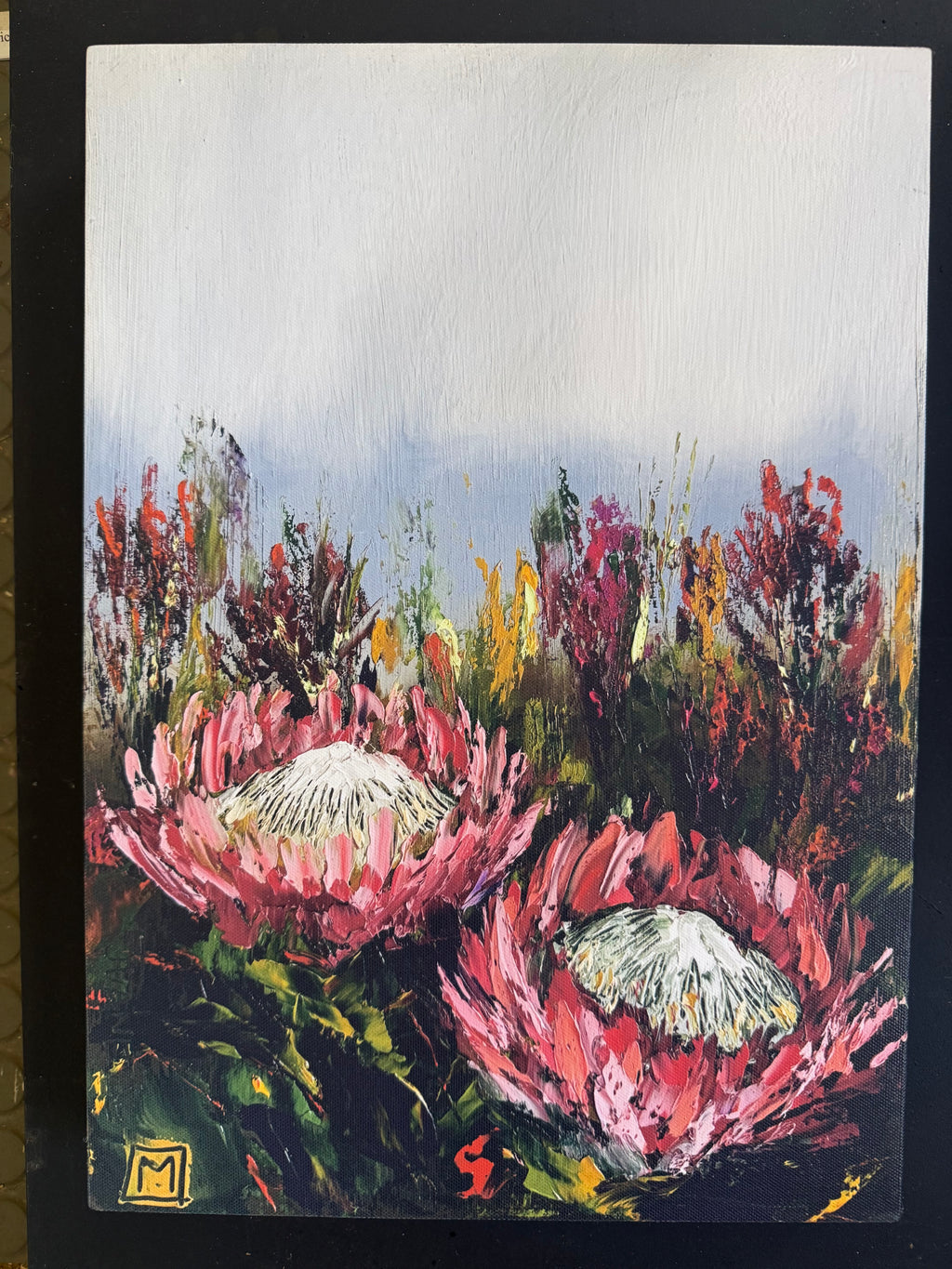 Protea prints x 2