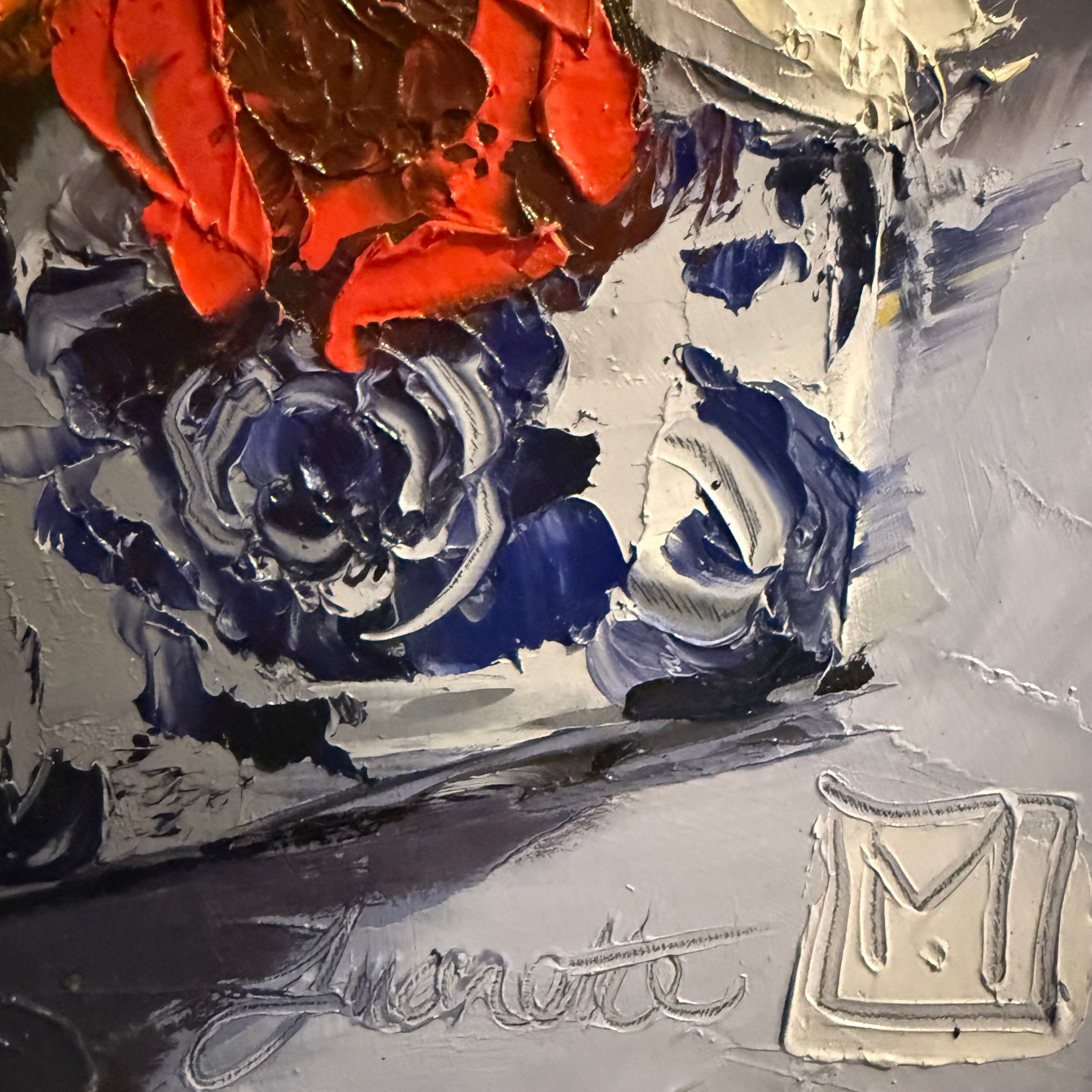 Impasto roses 2