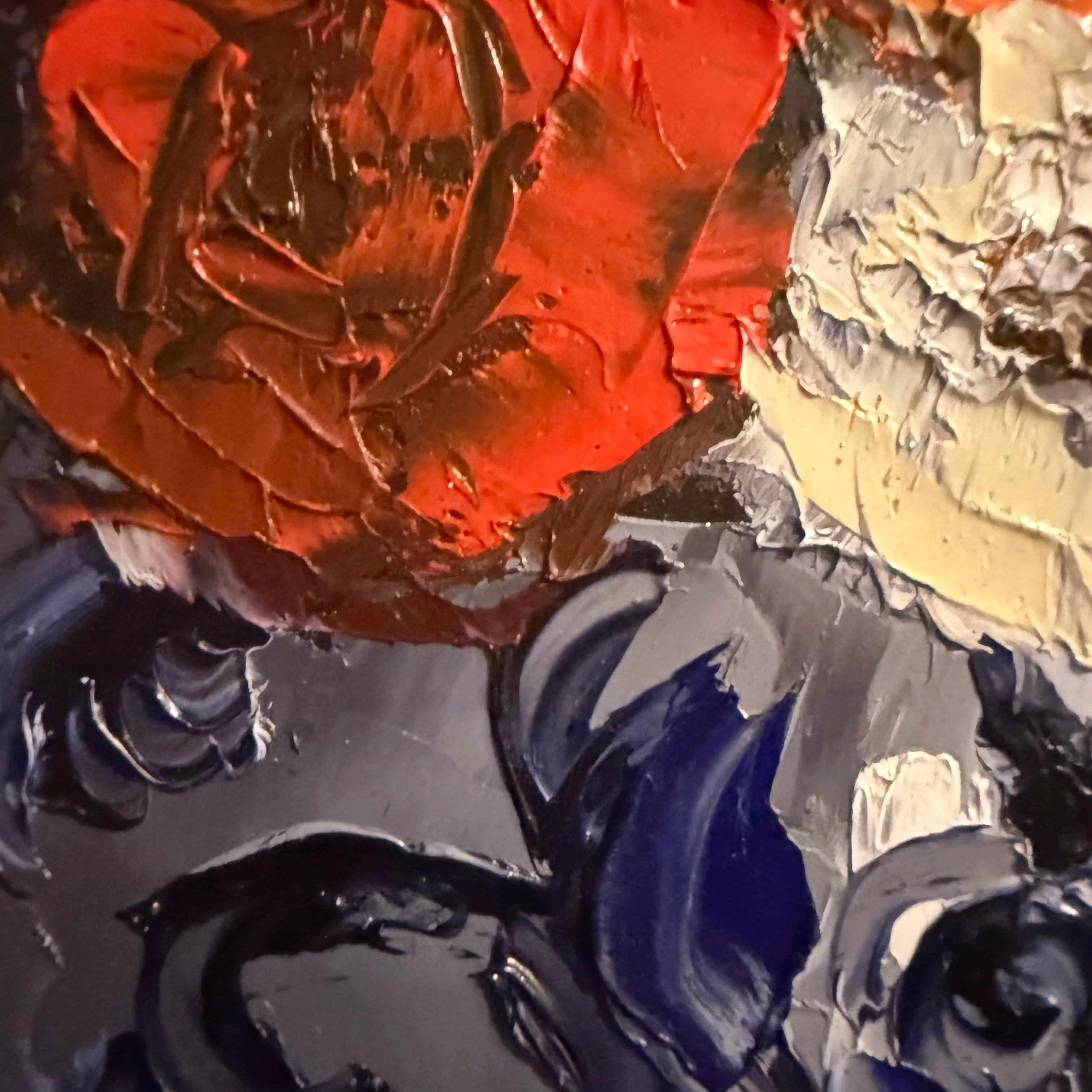 Impasto roses 1
