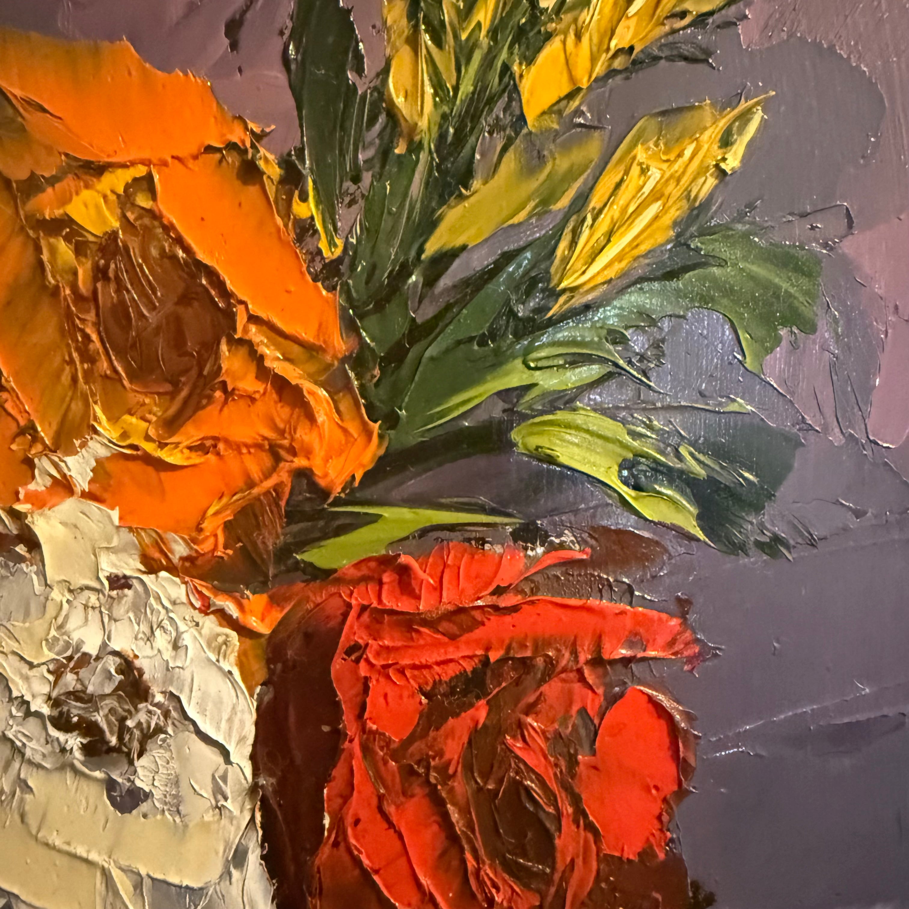Impasto roses 1