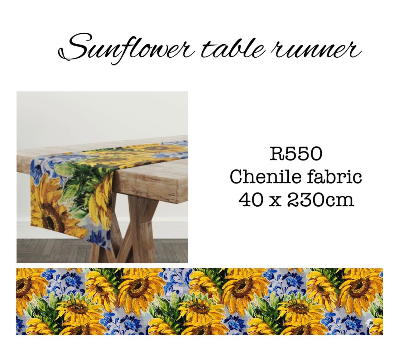 Table Runner - Sunflower