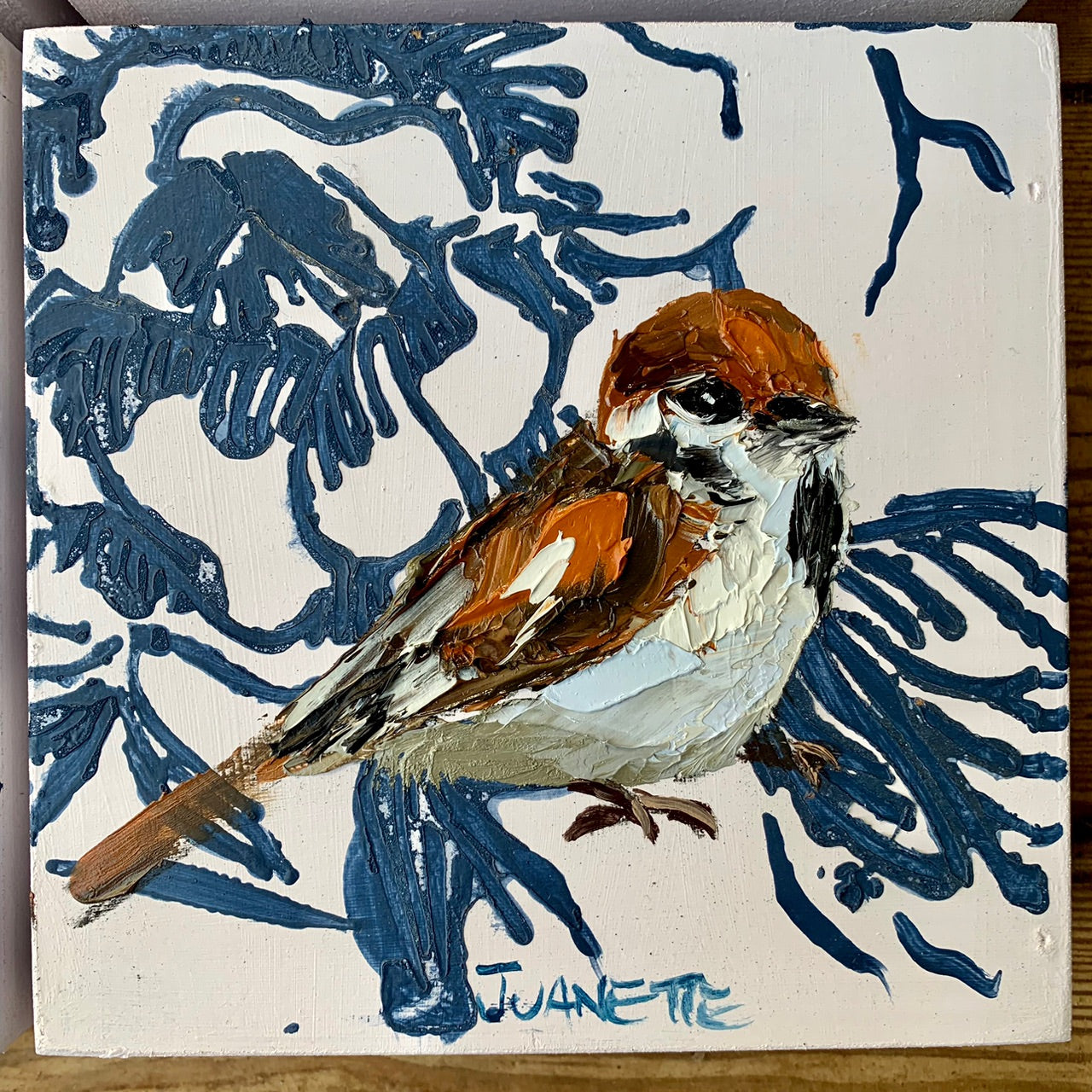 Quartet of Sparrows 4