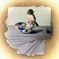 Placemat - Sparrow on delft bowl